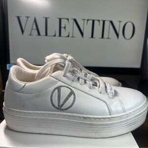 Valentino Mario Sela leather sneakers 7.5